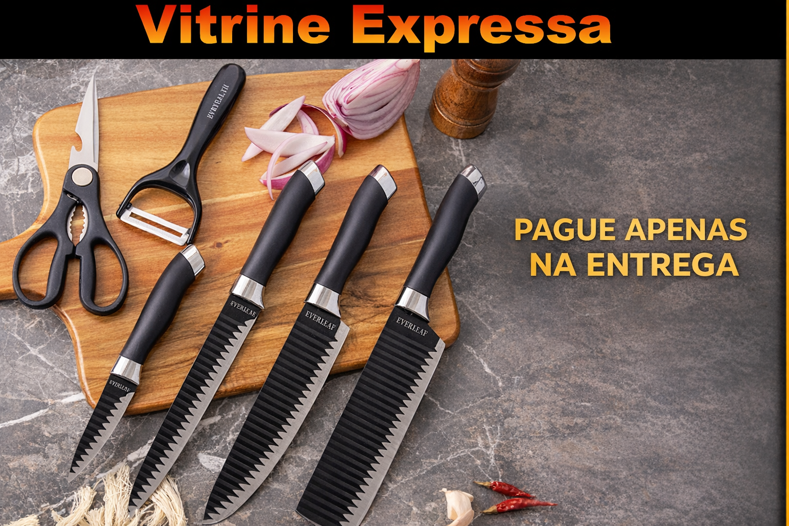 Kit de Facas Vitrine Expressa